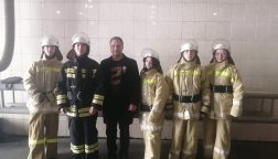 Студенты ТТСТ попробовали себя в роли пожарных