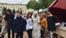 Студенты техникума приняли участие в массовой акции «Шаг навстречу здоровью»